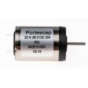 Portescap Low Inertia Type Servo DC Motor 3.8 W 12V DC 7.3 mNm 5900 RPM 2mm Shaft Diameter 22N28-210E.204