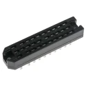 TE Connectivity 30 Way, Type Solder Class II, 3 Row Female Straight Rectangular Connector RP622