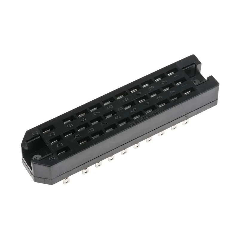 TE Connectivity 30 Way, Type Solder Class II, 3 Row Female Straight Rectangular Connector RP622