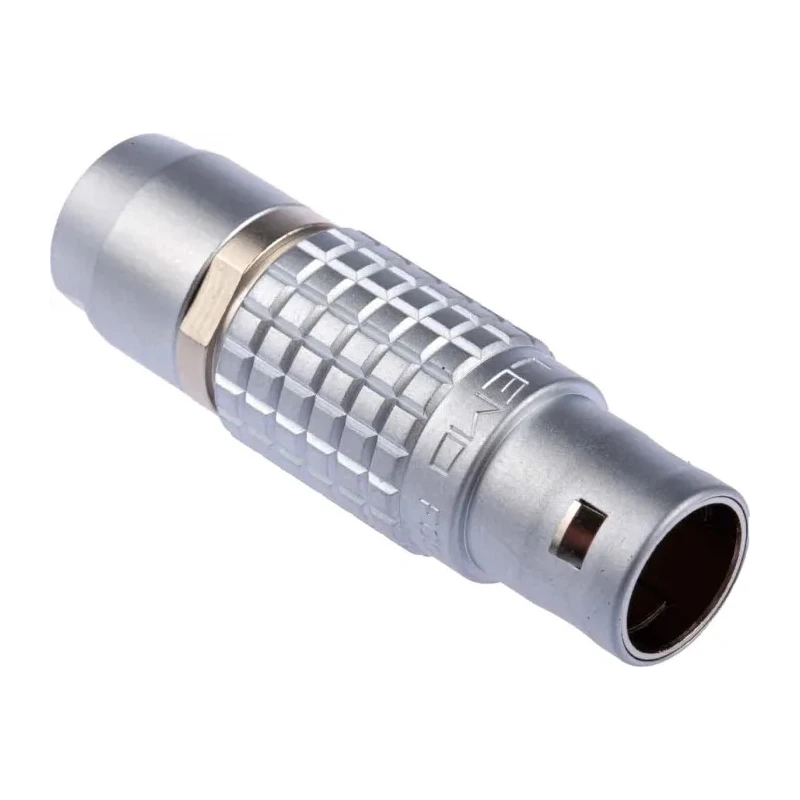 LEMO Circular Connector Cable Mount Plug, 8 Contacts, 15 mm, Male, Push Pull 2120V, 10A, IP50, Brass FGG.2B.308.CLAZ