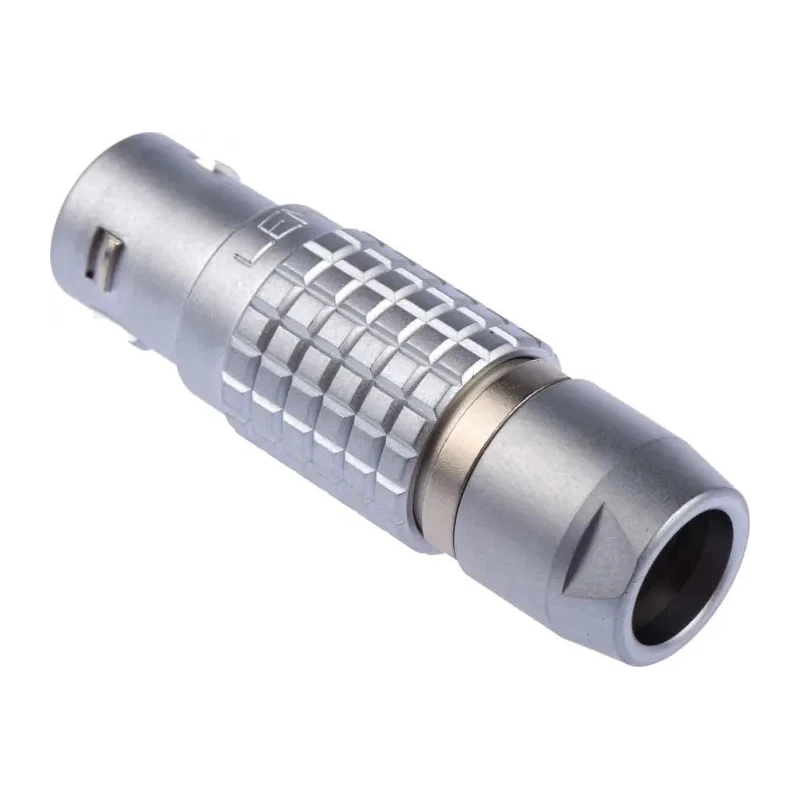 LEMO Circular Connector Cable Mount Plug, 8 Contacts, 15 mm, Male, Push Pull 2120V, 10A, IP50, Brass FGG.2B.308.CLAZ