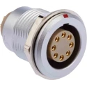LEMO Circular Connector, 8 Contacts, Panel Mount, 18 mm Connector, Socket, Female, IP50 Protection, 2B Series EGG.2B.308.CLL