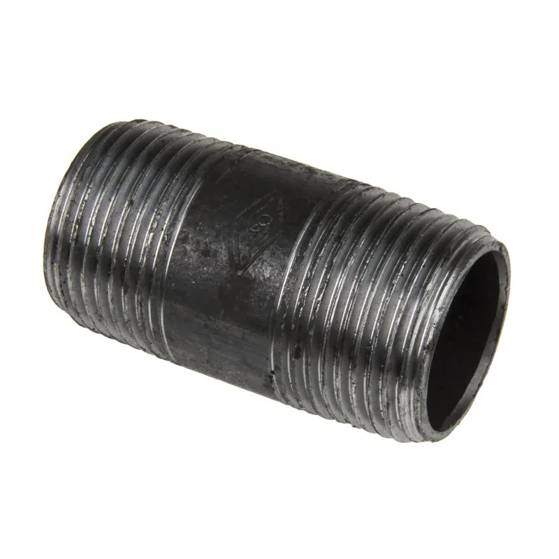 RS PRO Black Malleable Iron Fitting Nipple Male 1 in to Male 1 in 257-7928