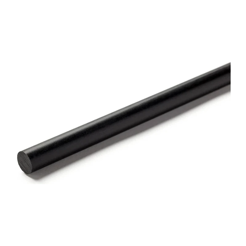 RS PRO Black Nylon 66 Rod with Molybdenum Disulphide Filler, 1 m Length x 30 mm Diameter, High Strength, Low 257-7259