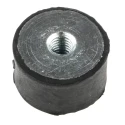 FIBET Cylindrical M8 Anti-Vibration Mount Female Buffer Foot with 98.6 daN Compression, 30 mm OD, 17 mm H 3017DE08-60