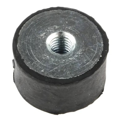FIBET Cylindrical M8 Anti-Vibration Mount Female Buffer Foot with 98.6 daN Compression, 30 mm OD, 17 mm H 3017DE08-60