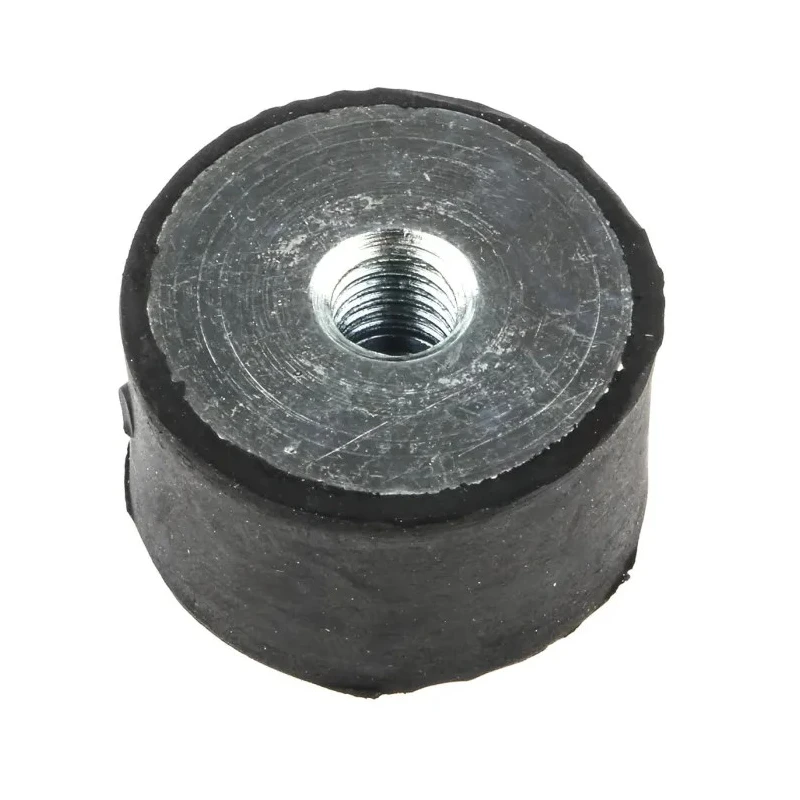 FIBET Cylindrical M8 Anti-Vibration Mount Female Buffer Foot with 98.6 daN Compression, 30 mm OD, 17 mm H 3017DE08-60