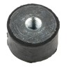 FIBET Cylindrical M8 Anti-Vibration Mount Female Buffer Foot with 98.6 daN Compression, 30 mm OD, 17 mm H 3017DE08-60