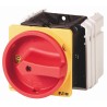 Eaton 1-Pole Panel Mount Isolator Switch 520A, IP65, 22 kW, Red Handle, Screw Terminal T5B IP65