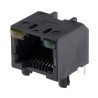 Amphenol Communications Solutions RJHS Series RJ45 Connector Female, Through Hole, Cat5 Unshielded Right Angle 1 Port 8