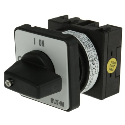 Eaton 2 Position 90 ° Rotary Actuator 20 A 690V AC Flush Mount Screw Terminal IP65 78627785 T0-1-8200/E/EZ-P1(RS257-9520)