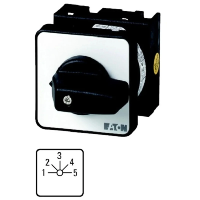 Eaton Cam Switch 5 Position 45° Rotary Actuator 20 A Model 78627336 T0-3-8232/E/EZ-P1(RS257-9659)
