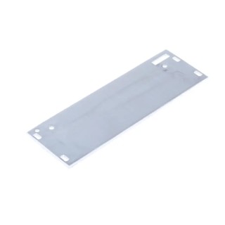 nVent SCHROFF Grey Aluminium Front Panel 3U Rack Unit 8 HP Horizontal Pitch 40.3mm 20817-447