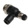 Legris Flow Controller Exhaust Regulator Threaded 1/4 in G Inlet Male, Tube 6 mm Outlet Polymer 7060 06 13