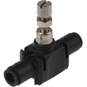Legris 7770 Series In-Line Polymer Flow Controller Flow Regulator, Tube 6 mm, Operating Pressure 1-10 bar 7770 06 00