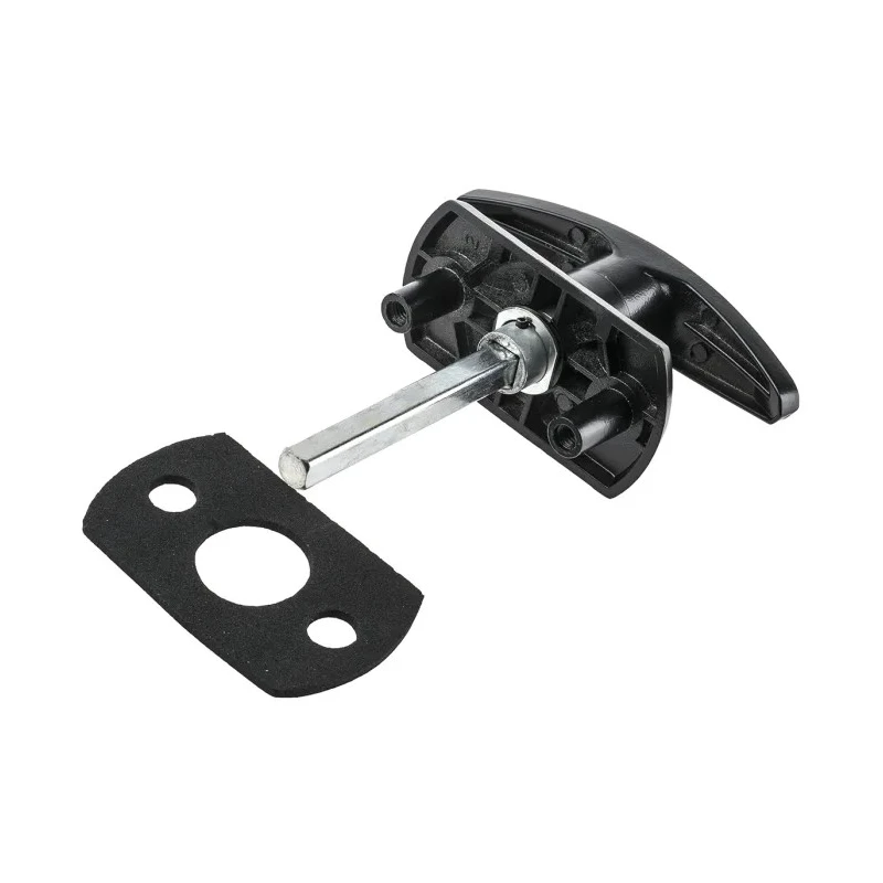 Euro-Locks a Lowe & Fletcher group Company Black Die Cast Zinc Locking Handle T-Handle 101mm 1616753