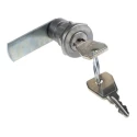 Euro-Locks a Lowe & Fletcher group Company Plastic Camlock Keyed Lock Panel-to-Tongue 22.6 mm, Panel Cutout 19.5 x 5600583