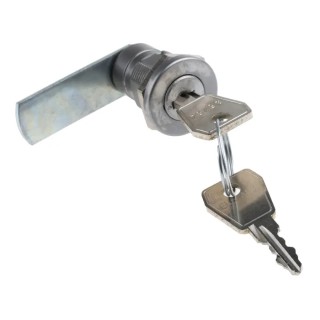 Euro-Locks a Lowe & Fletcher group Company Plastic Camlock Keyed Lock Panel-to-Tongue 22.6 mm, Panel Cutout 19.5 x 5600583