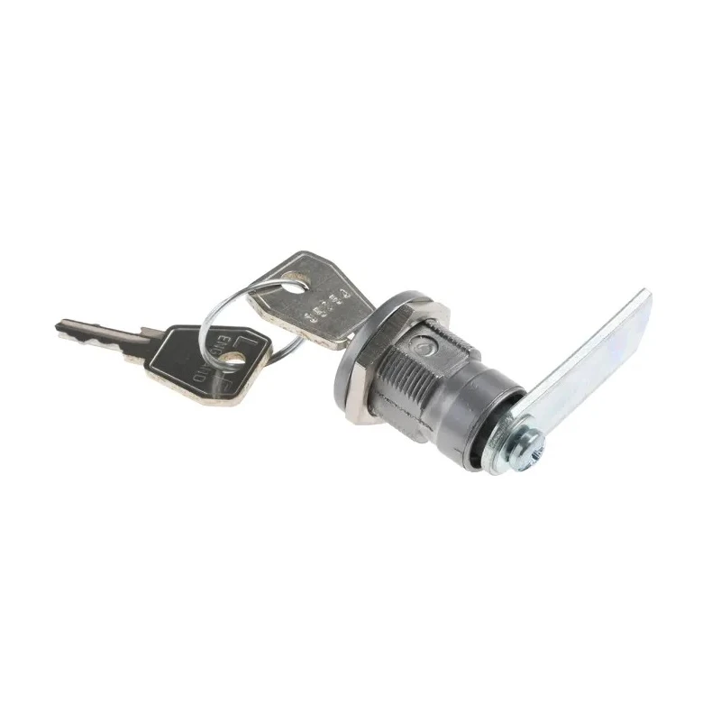 Euro-Locks a Lowe & Fletcher group Company Plastic Camlock Keyed Lock Panel-to-Tongue 22.6 mm, Panel Cutout 19.5 x 5600583