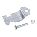 Unistrut Hot Dip Galvanised Stainless Steel Pipe Clamp 32mm Width, 14mm Fixing Hole Diameter M1120
