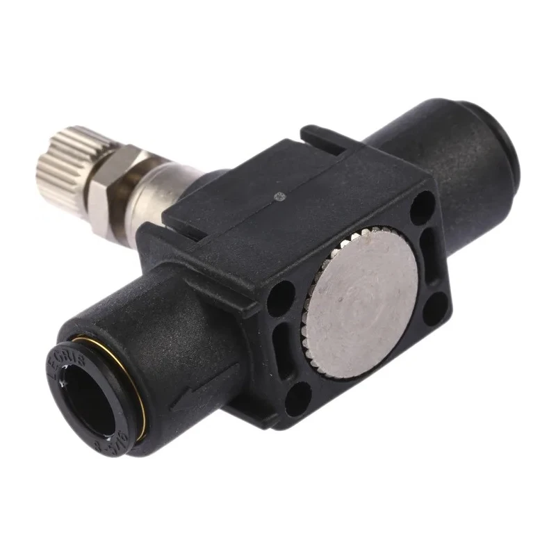 Legris 7770 Series Flow Controller Flow Regulator Stainless Steel Polymer Brass Tube Connection 40 bar 180°C 7770 08 00
