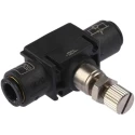 Legris 7770 Series Flow Controller Flow Regulator Stainless Steel Polymer Brass Tube Connection 40 bar 180°C 7770 08 00