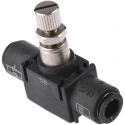 Legris 7770 Series Flow Controller Flow Regulator Stainless Steel Polymer Brass Tube Connection 40 bar 180°C 7770 08 00