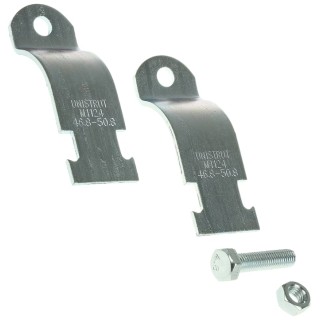 Unistrut Hot Dip Galvanised Stainless Steel Pipe Clamp 32mm Width Fixing Hole 14mm M1124