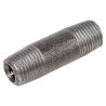 RS PRO Black Malleable Iron Fitting Nipple Male 1/4 in to Male 1/4 in 257-7883