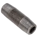 RS PRO Black Malleable Iron Fitting Nipple Male 1/4 in to Male 1/4 in 257-7883