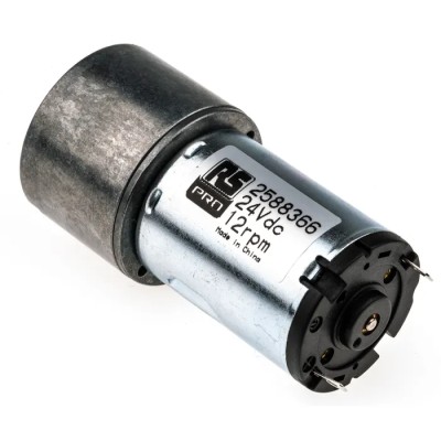 RS PRO 24V DC Geared Motor, 1.69 W, 30 Ncm Torque, 12 rpm Speed, 5 mm Shaft Diameter 258-8366