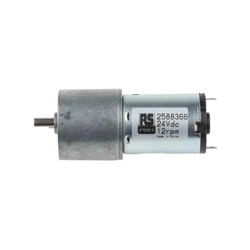 RS PRO 24V DC Geared Motor, 1.69 W, 30 Ncm Torque, 12 rpm Speed, 5 mm Shaft Diameter 258-8366
