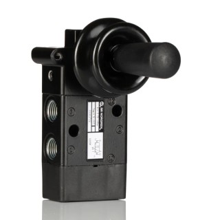 Norgren Lever Pneumatic Manual Control Valve G 1/4 Threaded, Zinc Alloy Body, 10 bar Max Pressure 03 Series 03063802