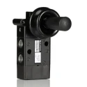 Norgren Lever Pneumatic Manual Control Valve 03 Series G 1/4 Threaded 3/2 Way 10 bar 965 L/min 0 to 70°C 03063702