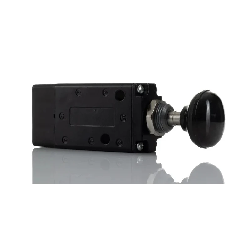 Norgren Pneumatic Manual Control Valve Button Mechanism G 1/4 Threaded Port Zinc Alloy Body 5/2 Valve Function 10 X3064402