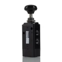 Norgren Pneumatic Manual Control Valve Button Mechanism G 1/4 Threaded Port Zinc Alloy Body 5/2 Valve Function 10 X3064402