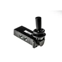 Norgren Lever Pneumatic Manual Control Valve X30 Series G 1/4 Inch 5/2 Function 10 Bar Maximum Operating Pressure X3067702