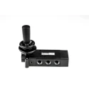 Norgren Lever Pneumatic Manual Control Valve X30 Series G 1/4 Inch 5/2 Function 10 Bar Maximum Operating Pressure X3067702