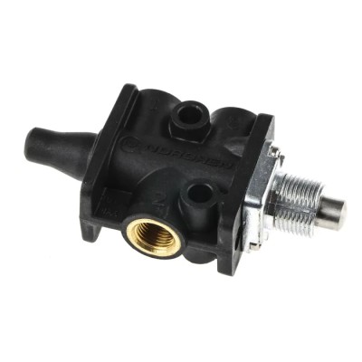 Norgren Plunger Pneumatic Manual Control Valve SUPER X Series G 1/8 Inch, 3/2 Function, 10 Bar Max Operating 03040002