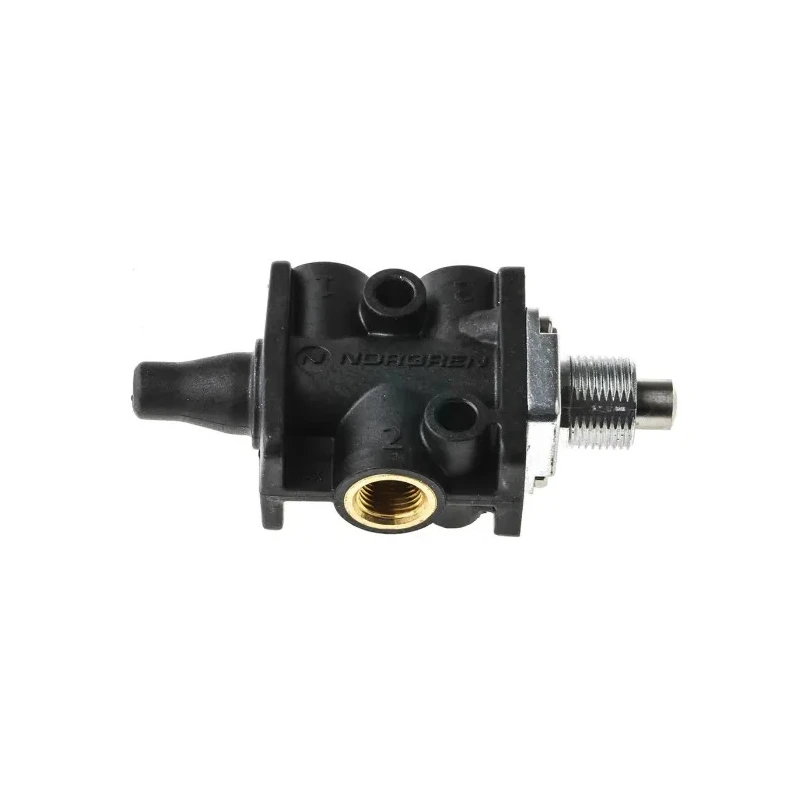 Norgren Plunger Pneumatic Manual Control Valve SUPER X Series G 1/8 Inch, 3/2 Function, 10 Bar Max Operating 03040002