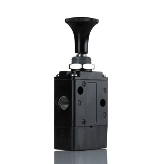 Norgren Pneumatic Manual Control Valve Knob 03 Series G 1/4 Thread Zinc Alloy Body 10 bar 965L/min III B 03062502