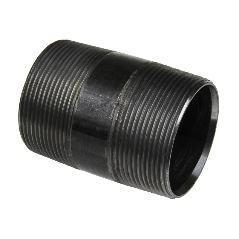 RS PRO Black Malleable Iron Fitting Nipple Male 2 in to Male 2 in 257-7962