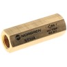 Norgren Brass Pneumatic Non Return Valve 16 bar Maximum Pressure Female Threaded Inlet and Outlet S/520