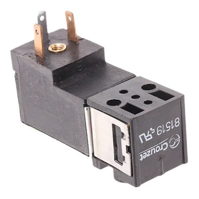 Crouzet Pneumatic Solenoid Valve, 3 Ports Push-in, 4 or 6 mm Port Size, 8 Bar Max Pressure, DIN Rail Mount, 81 81519379