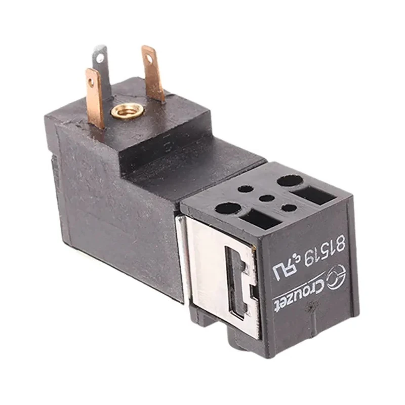 Crouzet Pneumatic Solenoid Valve, 3 Ports Push-in, 4 or 6 mm Port Size, 8 Bar Max Pressure, DIN Rail Mount, 81 81519379