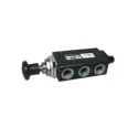 Norgren Pneumatic Manual Control Valve Knob Control Mechanism G 1/4 Port Size Zinc Alloy Body 10 bar Max Pressure X3066502
