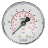 WIKA Industrial Pressure Gauge 50 mm Dial Size 10 bar Maximum Pressure Accuracy ±2.5% Plastic Case White Dial 8587699