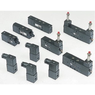 Norgren Pneumatic Solenoid Valve 3/2 NC Pilot/Spring G 1/4 in Port Die Cast Aluminium Body 7.5W 1422350L000