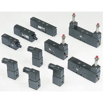 Norgren Pneumatic Solenoid Valve 3/2 NC Pilot/Spring G 1/4 in Port Die Cast Aluminium Body 7.5W 1422350L000