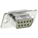 Provertha TMC 9 Way Straight 2.77 mm Pitch Panel Mount D-Sub Connector Female 004125